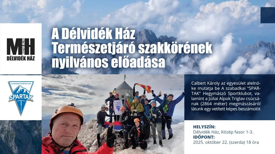 Természetjáró szakkör – Bemutatkozik a szabadkai Spartak Hegymászó Sportklub