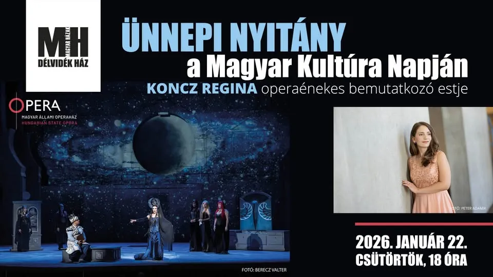 Magyar kultúra napja: Ünnepi nyitány – Koncz Regina bemutatkozó estje